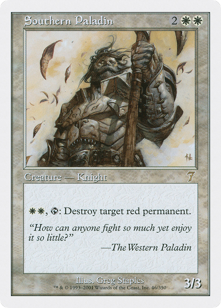 Southern Paladin.